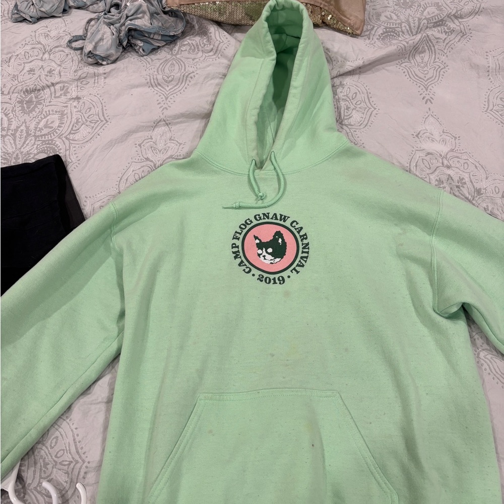Mint Green Camp Flog Gnaw Hoodie